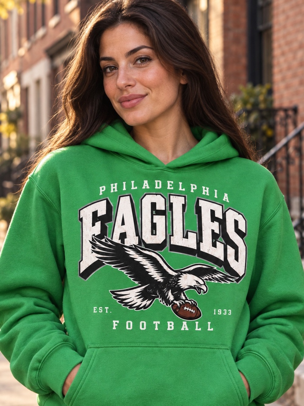 Philadelphia Eagles Green Hoodie Sweatshirt S-5xl 🦅🦅🦅